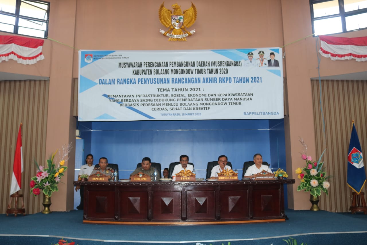 Buka Musrenbangda, Bupati: Hasil Pembangunan Untuk Mensejahterakan Rakyat