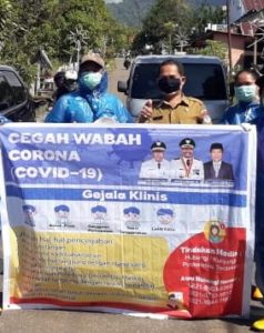 Diskominfo Boltim Terus Lakukan Edukasi Bahaya Virus Corona, Warga Diminta Taati Himbauan Pemerintah
