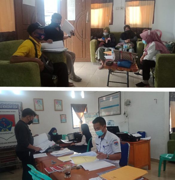 Inspektorat Boltim Audit Penggunaan ADD dan DD Tahun 2020 di Tiap Desa, Buyat Selatan Serahkan SPJ Anggaran Tahap Akhir