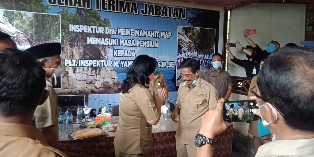 Inspektur Daerah Boltim, Meike Mamahit Purna Tugas
