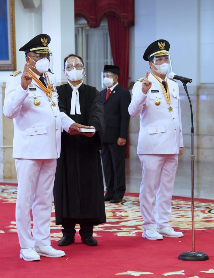 Presiden Jokowi Resmi Melantik ODSK Gubernur Sulut