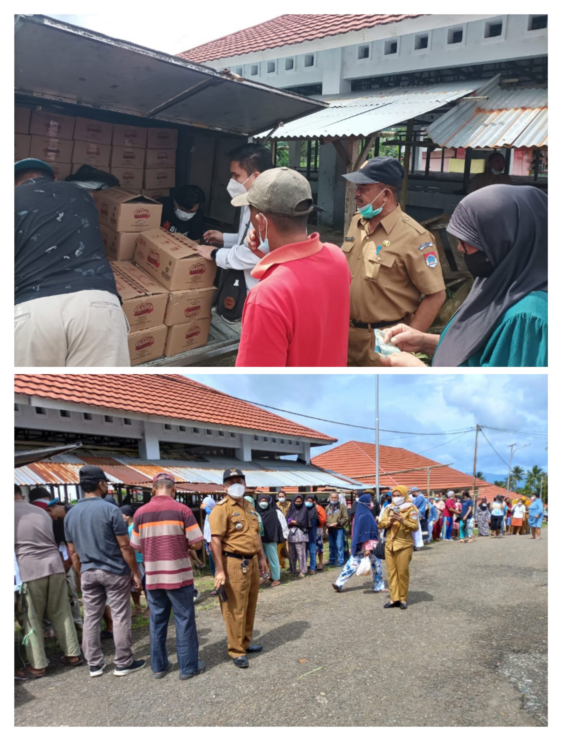Hari ini, Disperindakop dan UKM Boltim Salurkan 2000 Liter Minyak Kelapa di Pasar Ambang Modayag