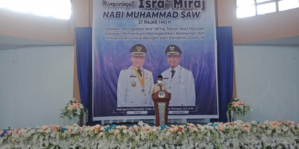 Peringati Isra’ Miraj, Bupati SSM: Ajak Umat Muslim Tidak Meninggalkan Sholat Lima Waktu
