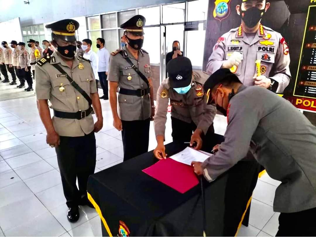 Kapolres Boltim Lantik Dua AKP, Gani Tololiu Jabat Kapolsek Urban Kotabunan
