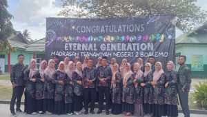 MTsN 2 Boalemo Rayakan Milad Ke- 13 Sekaligus Penamatan Siswa Kelas IX