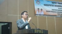 Bupati Sachrul Mamonto Menghadiri Paripurna Penetapan Ranperda APBD Perubahan