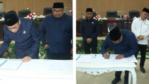 Bupati Sachrul dan DPRD Boltim Tandatangani Nota Kesepakatan KUA PPAS T.A 2022