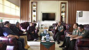 Pangdam XIII/Merdeka Menyambut Baik Kunjungan Ketua PWI Sulut