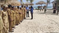 Gelar Apel di Wisata Batu Buaya, Camat Nuangan Sampaikan Terima Kasih Atas Dedikasi 9 Kepala Desa Selama Jalankan Roda Pemerintahan