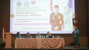 Laporkan Kegiatan Tahunan PKK Boltim, Ny Seska Ervina Budiman Ucap Syukur
