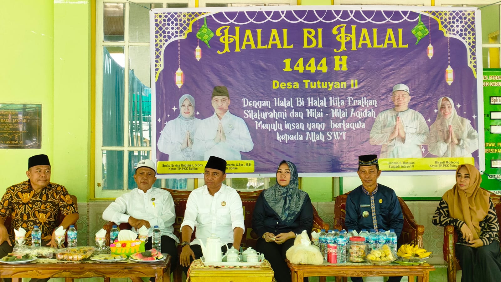 Hadiri Halal Bi Halal di Kecamatan Tutuyan, Bupati Boltim Sam Sachrul Bahagia 