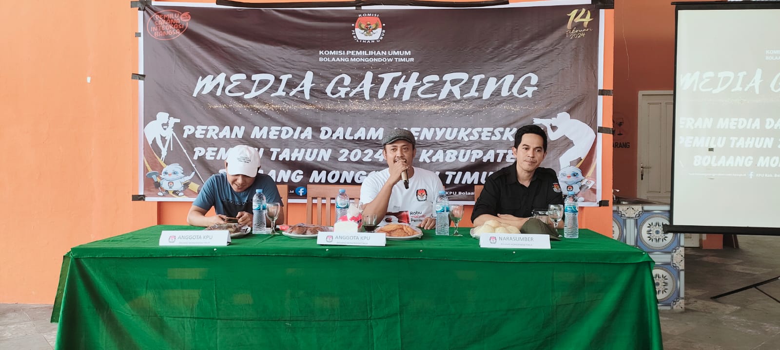 Peran Media Sangat Penting, Media Gathering Gagasan KPU Boltim di Café Bubuan Buyat Tengah
