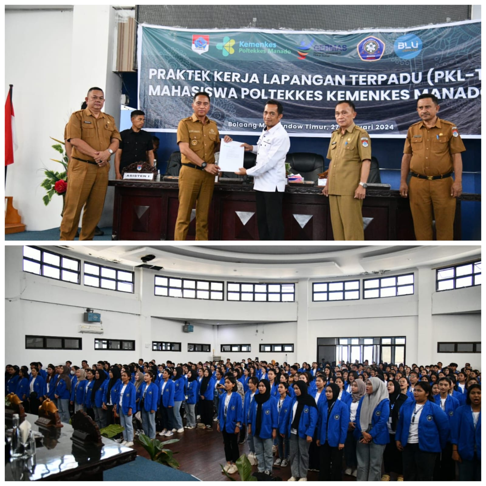 Bupati Sachrul Mamonto Terima Poltekes Kemenkes Manado, 488 Mahasiswa PKL-T di Daerah Boltim