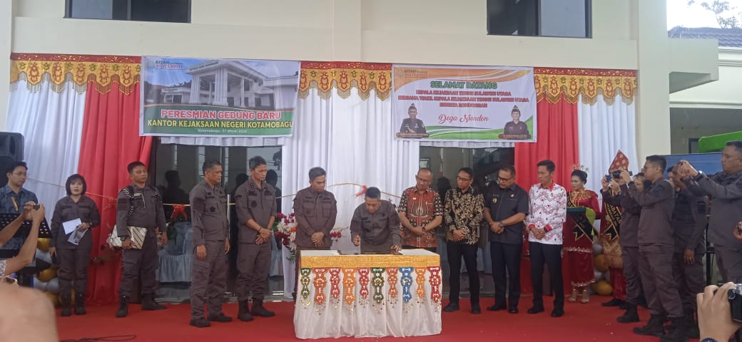Bupati Sam Sachrul Hadiri Peresmian Kantor Kejari Kotamobagu