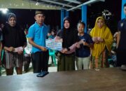 Kades Buyat Tengah Busran Modeong Salur BLT Berkah Ramadhan