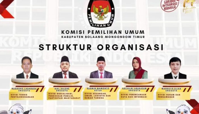 KPU Boltim Tetapkan PPK Pilkada Serentak 2024