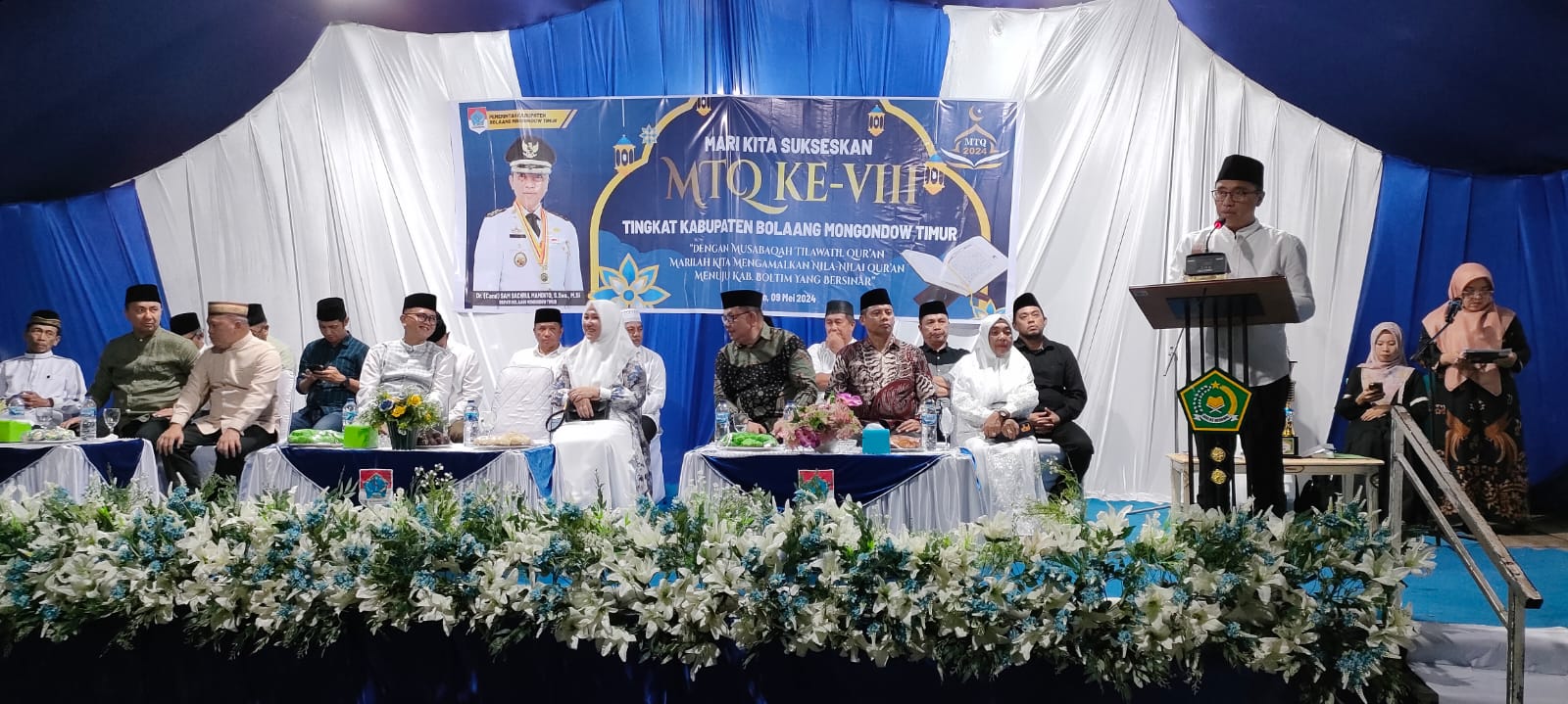 Bupati Sam Sachrul Mamonto Buka Kegiatan MTQ ke VIII Tingkat Kabupaten, Apresiasi Antusiasme Masyarakat Kecamatan Kotabunan