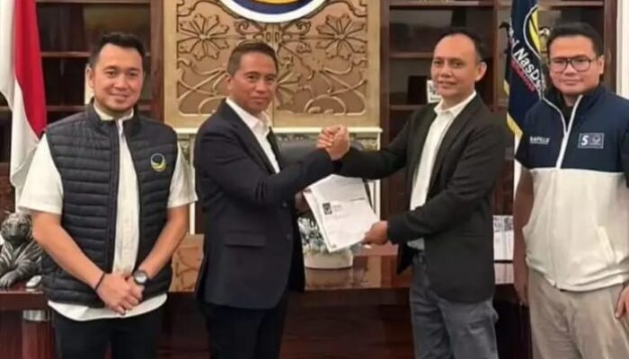DPP NasDem Beri Rekomendasi kepada Calon Bupati Boltim Sam Sachrul Mamonto untuk Pilkada 2024