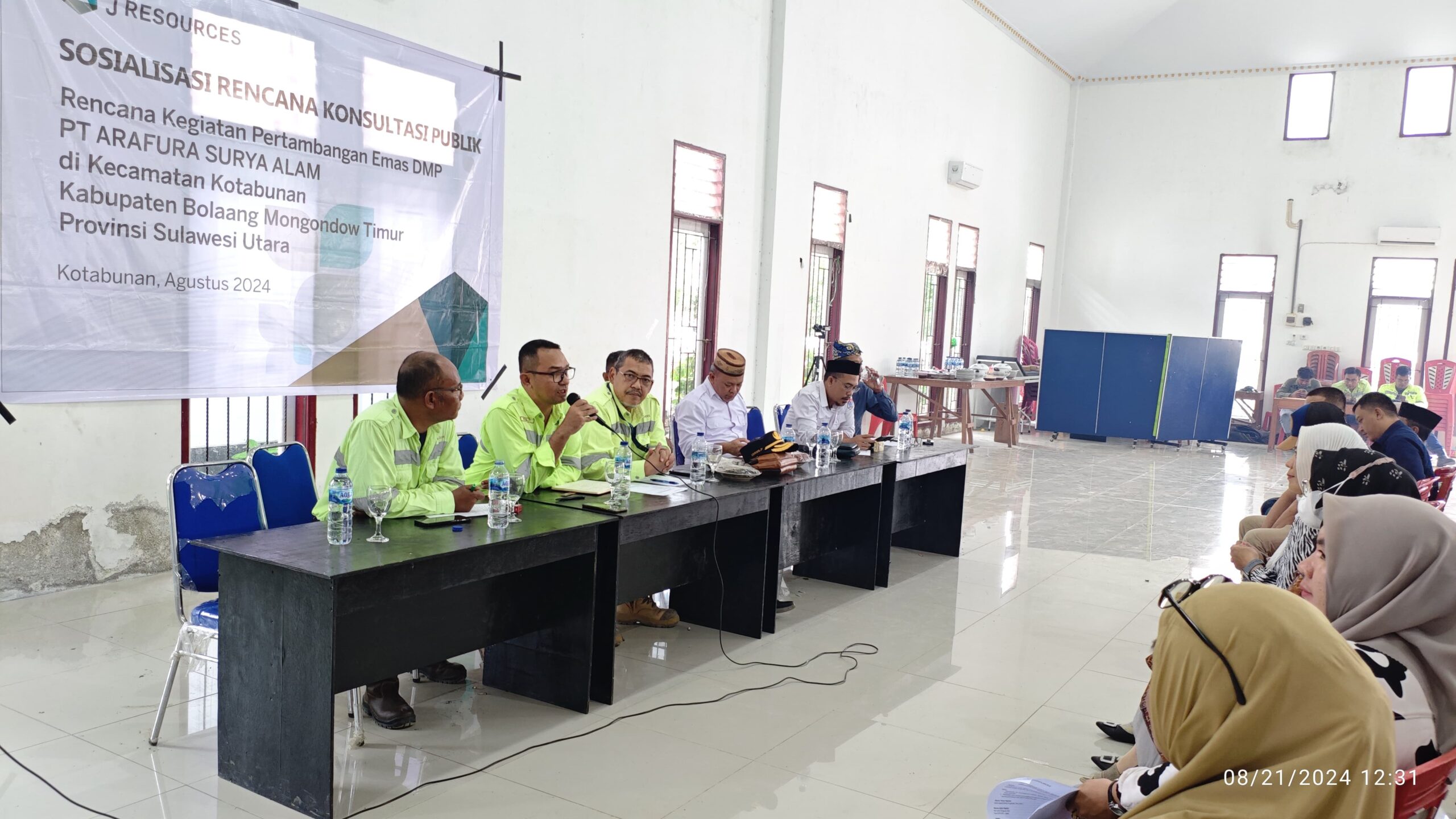 Sosialisasi Rencana Konsultasi Publik Tambang Emas di Kotabunan, Pemdes dan Masyarakat Buyat bersatu Ucapkan Terima Kasih Kepada Bupati SSM dan Manajemen PT ASA