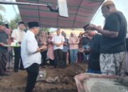 Peletakan Batu Pertama Musholla Al-Saleh Dusun Empat Lorong Dongkat SSM Turut Beramal Jariyah