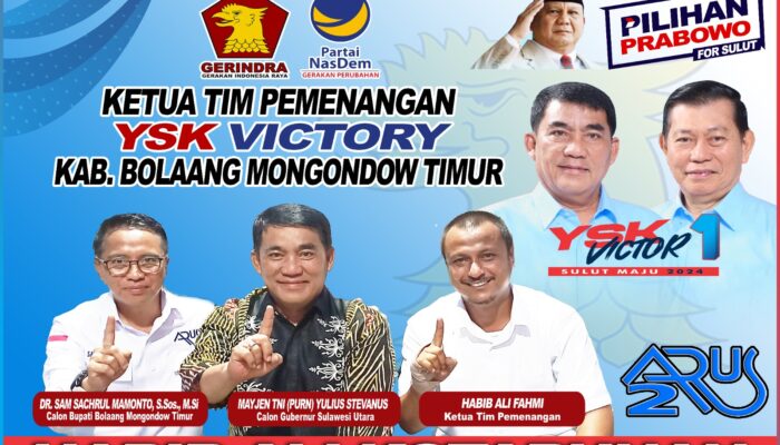 Sosok Habib Ali Bekerja Tanpa Lelah, Figur Sentral Strategi Pemenangan YSK-Victory dan ARUS di Boltim 