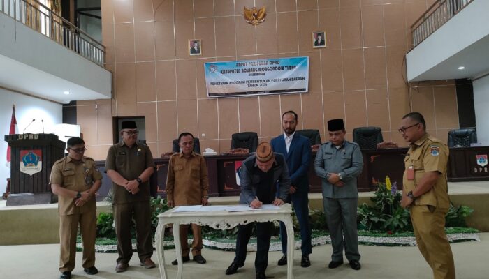 Penetapan Propemperda 2025, Komitmen DPRD Boltim Wujudkan Tata Kelola yang Baik