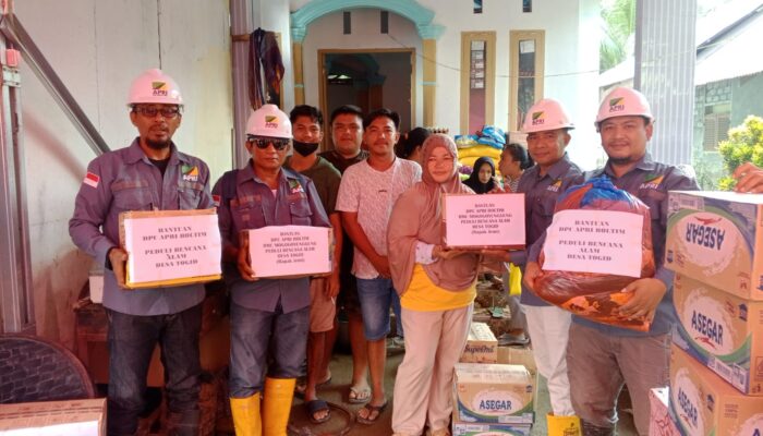 APRI Boltim Tunjukkan Solidaritas, Salurkan Bantuan untuk Korban Banjir Bandang di Desa Togid