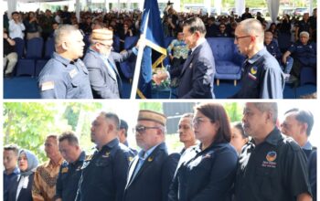 Sah, Pelantikan Ketua DPD NasDem Boltim Samsudin Dama Diwarnai Hadirnya Tokoh Nasional