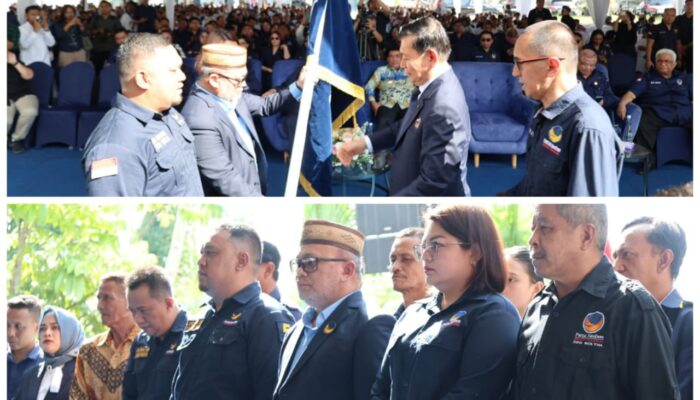 Sah, Pelantikan Ketua DPD NasDem Boltim Samsudin Dama Diwarnai Hadirnya Tokoh Nasional