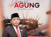 Aleg Rahman Salehe: Semangat Paskah Jadi Energi Persatuan dan Pembangunan