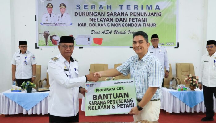 Tingkatkan Kesejahteraan Warga Lingkar Tambang, PT ASA Serahkan Bantuan Sarana Penunjang Petani dan Nelayan