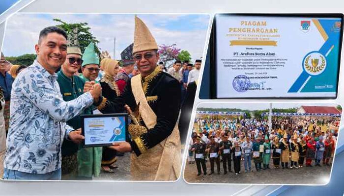 Komitmen Bangun Daerah, PT ASA Terima Penghargaan pada HUT ke-18 Kabupaten Boltim